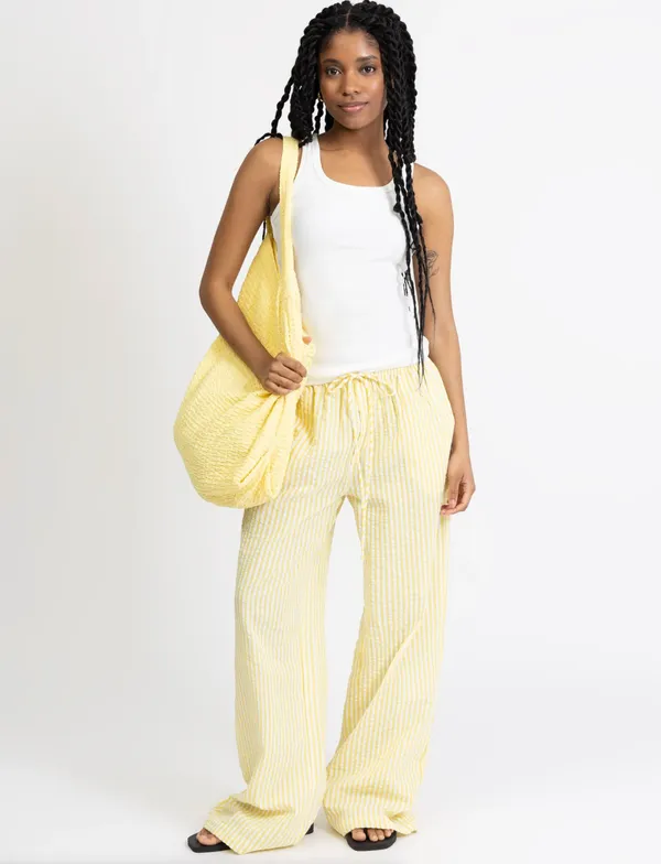 Yellow_Cotton_Pyjama_Set_For_Women