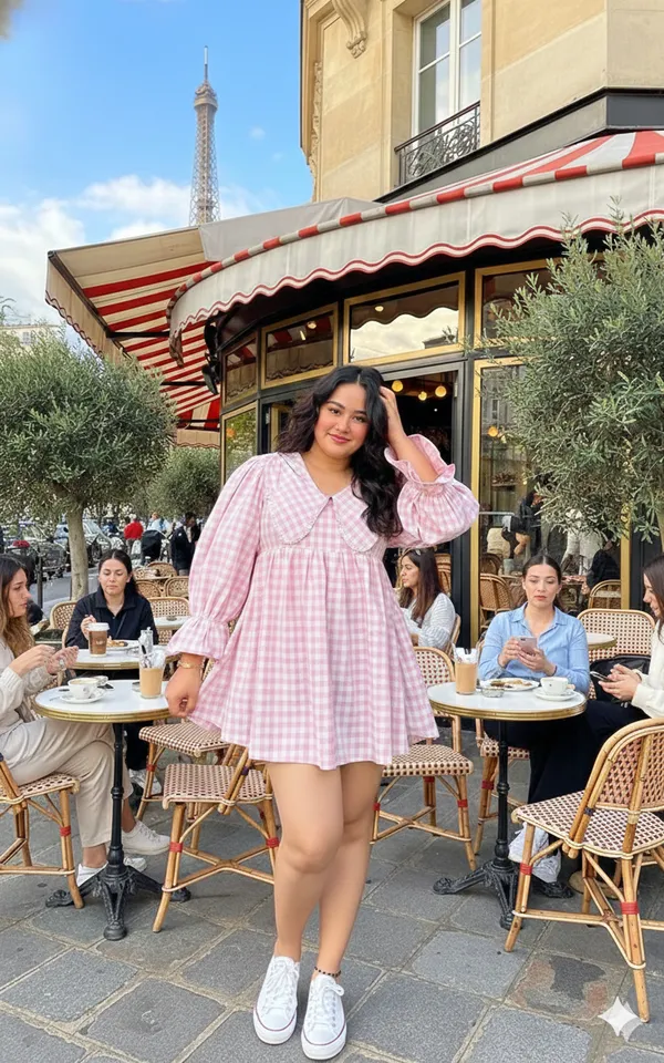 Pink_Polyester_Dress_For_Women