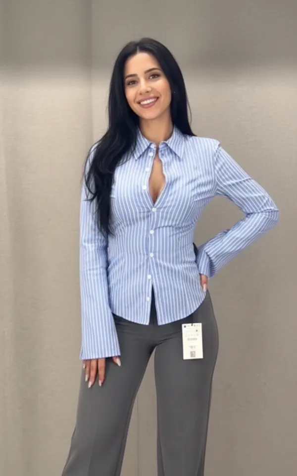 Blue_Cotton_Shirt_For_Women