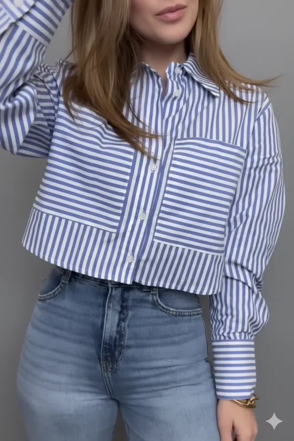 Blue_Cotton_Shirt_For_Women