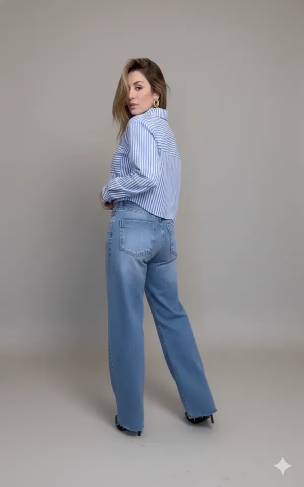 Blue_Cotton_Shirt_For_Women