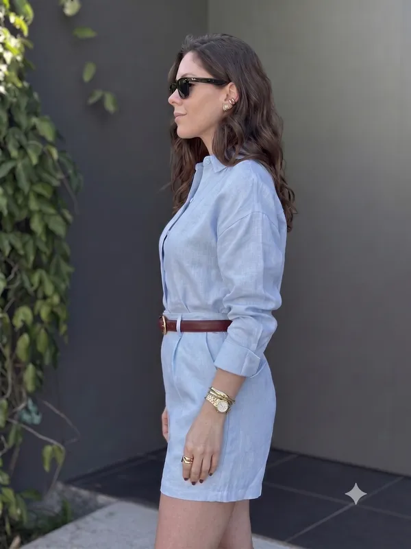 Sky_Blue_Linen_Co-ord_Set_For_Women
