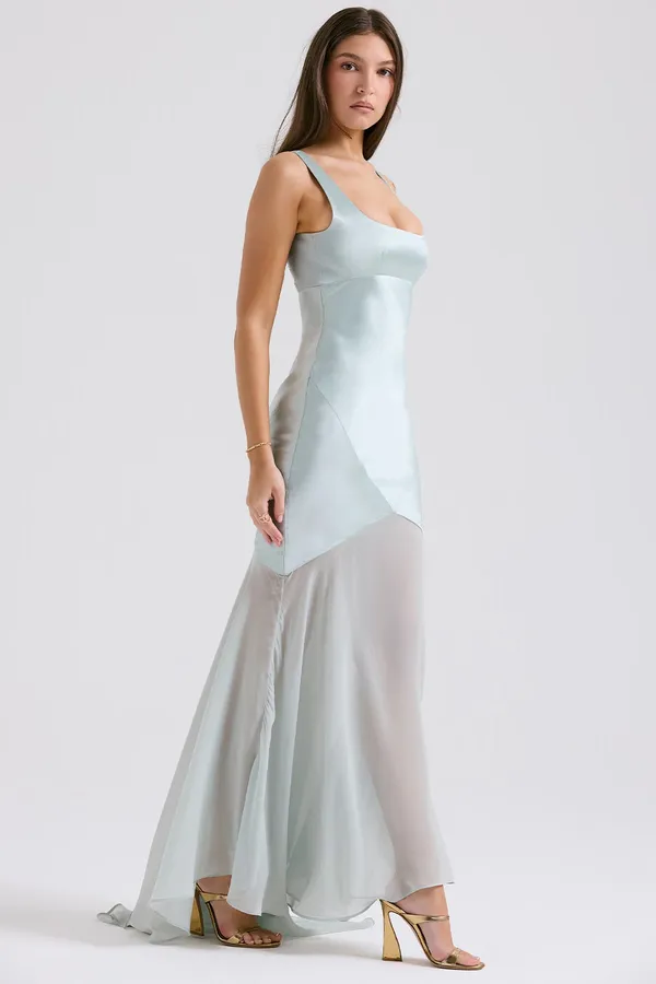 Light_Blue_Polyester_Dress_For_Women