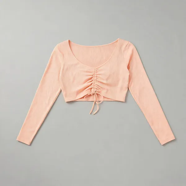 Peach_Cotton_Top_For_Women