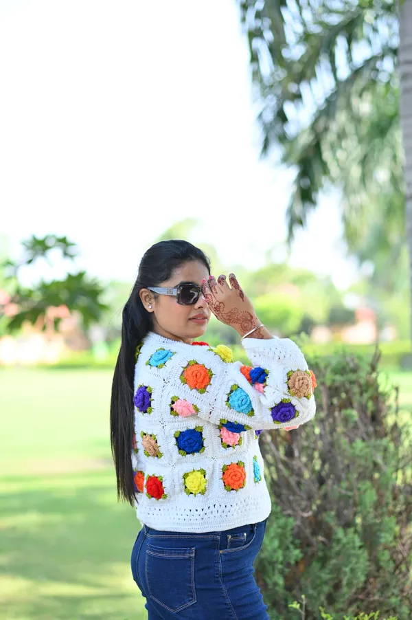 Women_Self_Design_V-Neck_Crop_Sweater_With_Embroidered_Detail