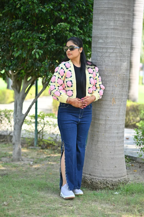 Women_Self_Design_V-Neck_Crop_Sweater_With_Embroidered_Detail