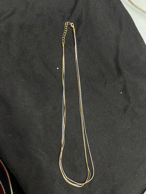Gold_Silver_Rose_Tone_Layered_Chain_Necklace_For_Women