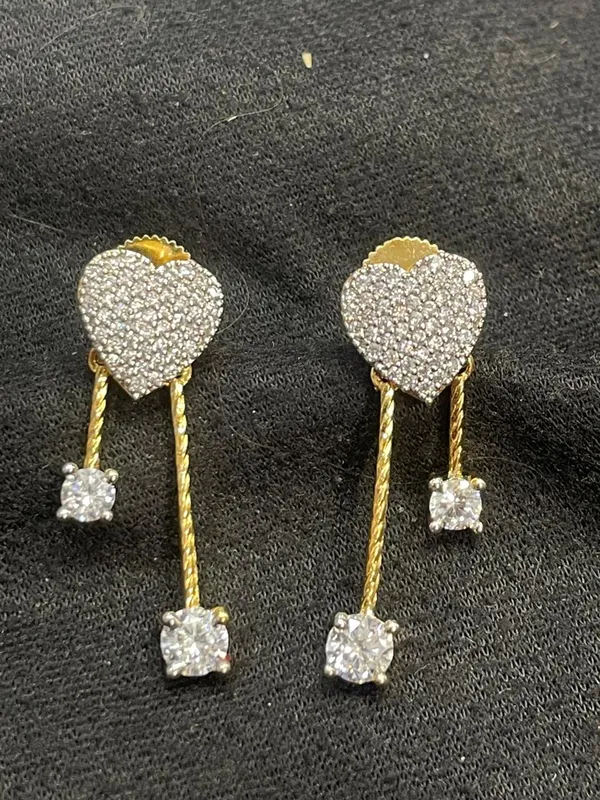 Gold_Tone_Stone_Heart_Drop_Earrings_For_Women