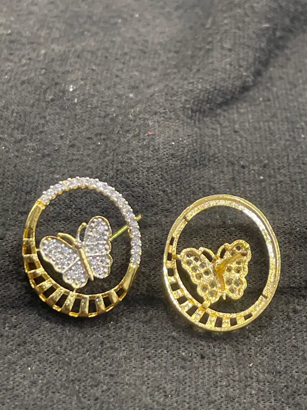 Gold_Tone_Butterfly_Stone_Pendant_For_Women