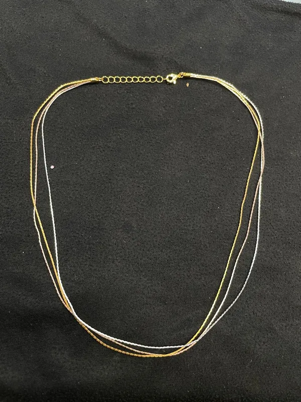 Gold_Silver_Rose_Tone_Layered_Chain_Necklace_For_Women