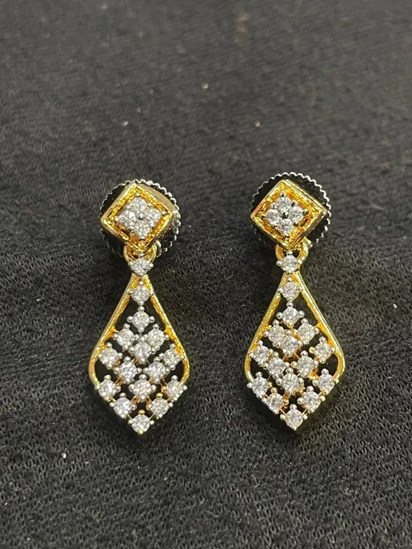 Gold_Tone_Crystal_Geometric_Drop_Earrings_For_Women