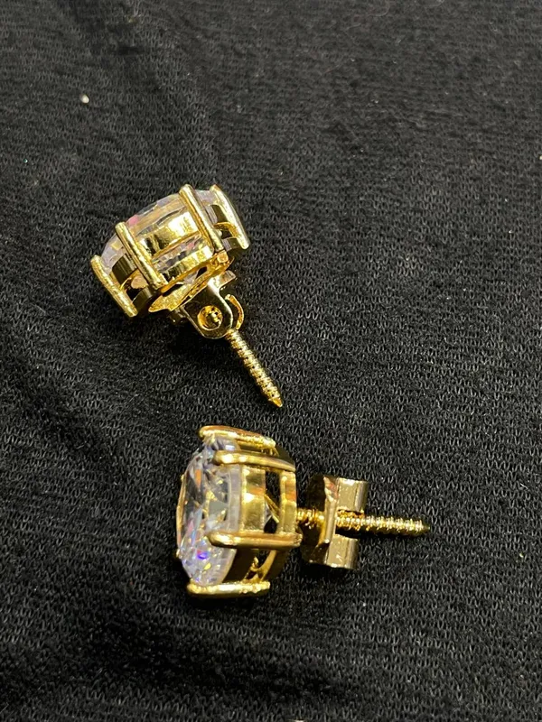 Gold_Tone_Round_Clear_Stone_Prong_Stud_Earrings_For_Women