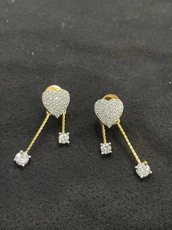 Gold_Tone_Stone_Heart_Drop_Earrings_For_Women