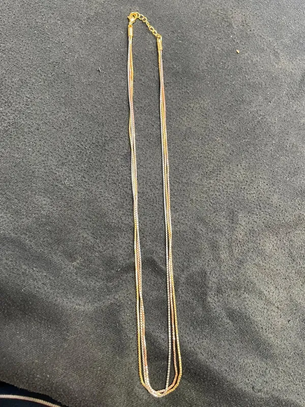 Gold_Silver_Rose_Tone_Layered_Chain_Necklace_For_Women