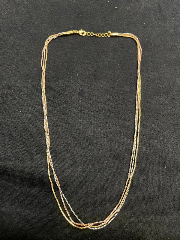 Gold_Silver_Rose_Tone_Layered_Chain_Necklace_For_Women