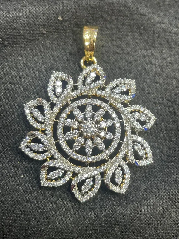 Silver_Tone_Floral_Stone_Pendant_And_Earrings_Set_For_Women