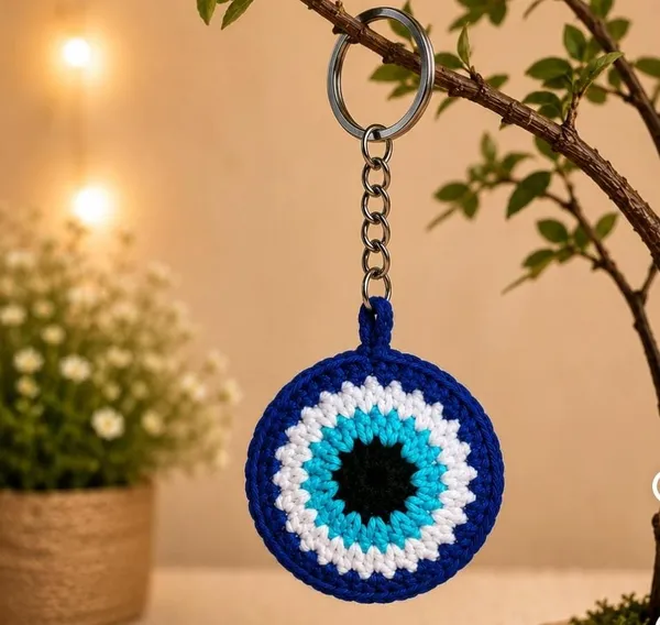 Blue_Crochet_Evil_Eye_Keychain_for_All