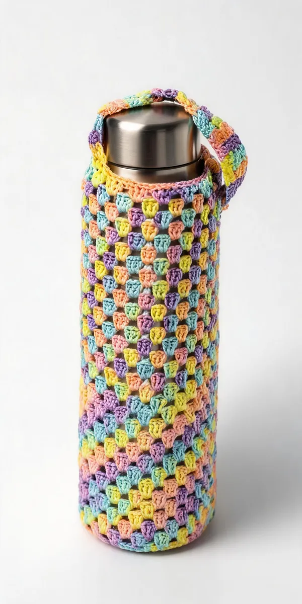 Stainless_Steel_Bohemian_Multicolor_Crochet_Sleeve_Water_Bottle