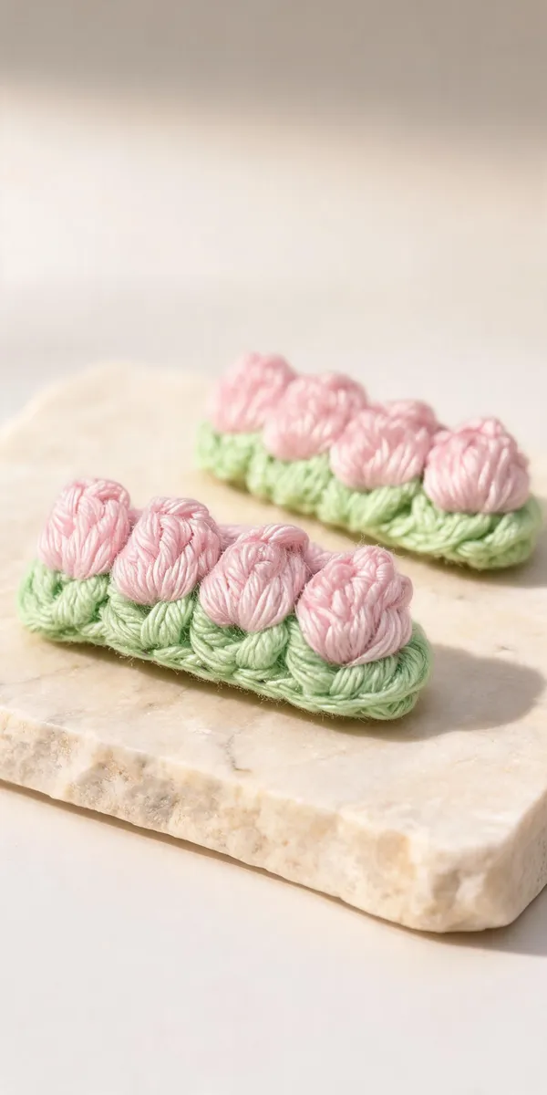 Pink_Acrylic_Crochet_Floral_Hair_Clips_For_Women