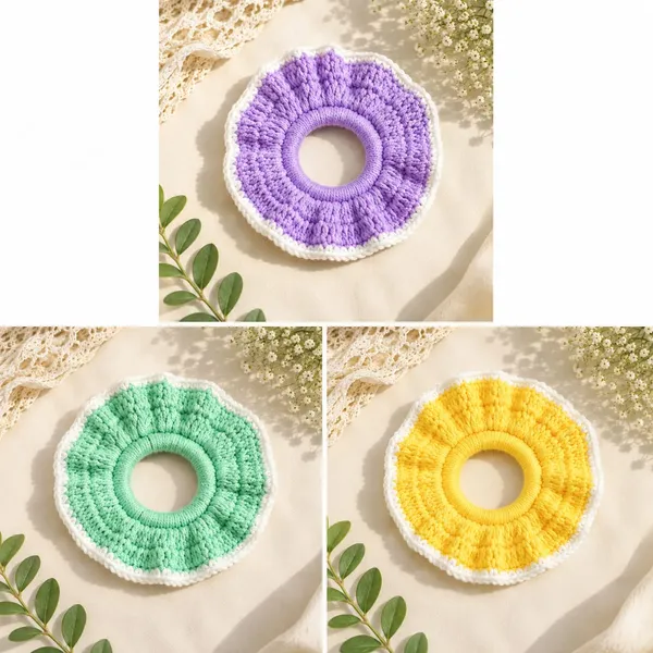 Multicolor_Crochet_Hair_Scrunchies_Set_for_Women