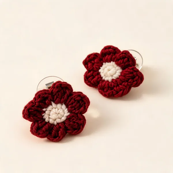Multicolor_Acrylic_Crochet_Flower_Hair_Clips_For_Women_-_Pack_of_2