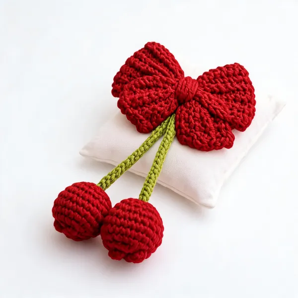 Red_Crochet_Cherry_Bow_Hair_Accessory