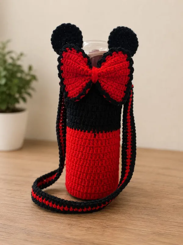 Red_Crochet_Character_Bottle_Sling_Bag_for_Kids