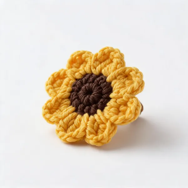 Yellow_Acrylic_Floral_Crochet_Hair_Clip_For_Women
