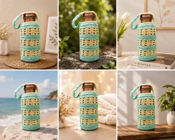 Crochet_Bohemian_Striped_Water_Bottle