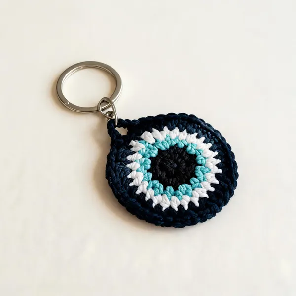 Multicolor_Acrylic_Crochet_Keychain_Set_For_Women