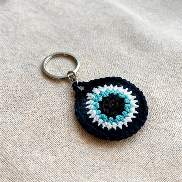 Multicolor_Acrylic_Crochet_Keychain_Set_For_Women