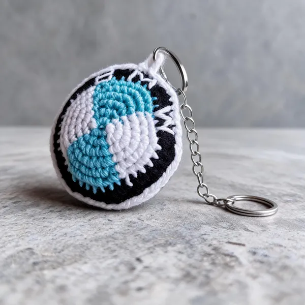 Blue_Acrylic_Crochet_Soccer_Ball_Keychain_For_Gifting