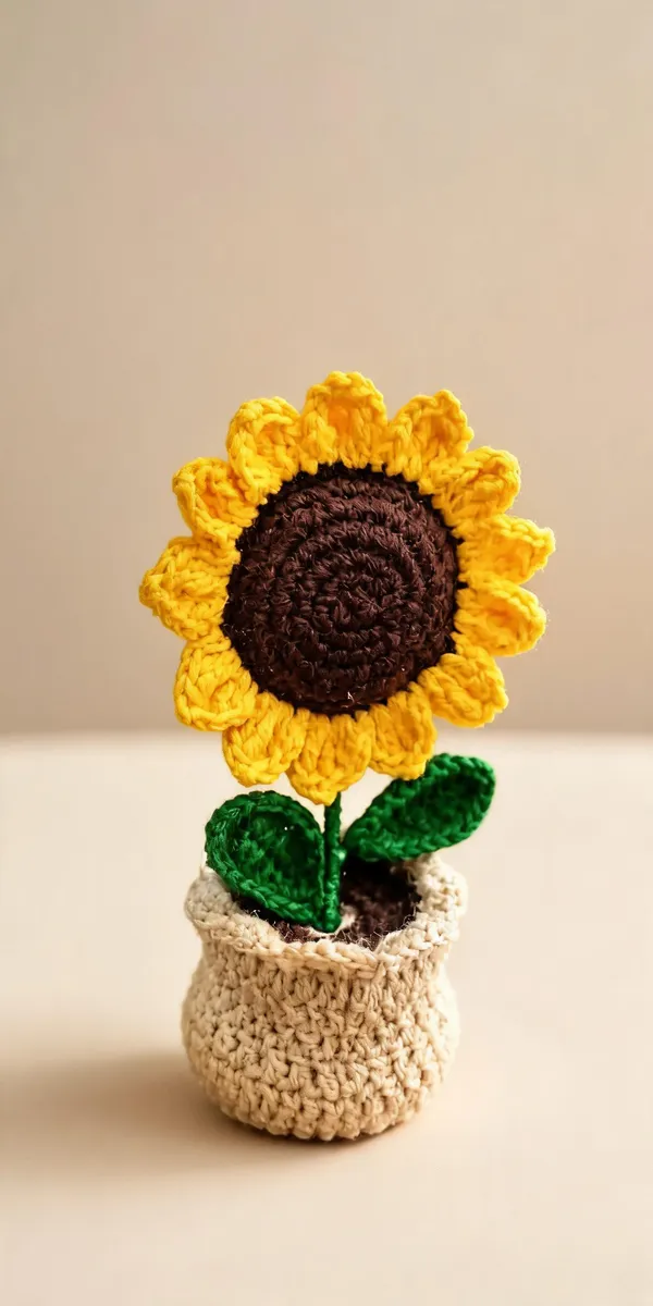 Acrylic_Crochet_Sunflower_Artificial_Potted_Plant
