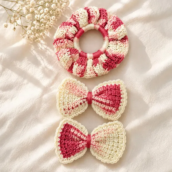 Pink_Acrylic_Crochet_Hair_Clip_Set_For_Women