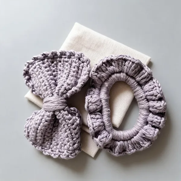 Grey_Crocheted_Scrunchie_Set_for_Women