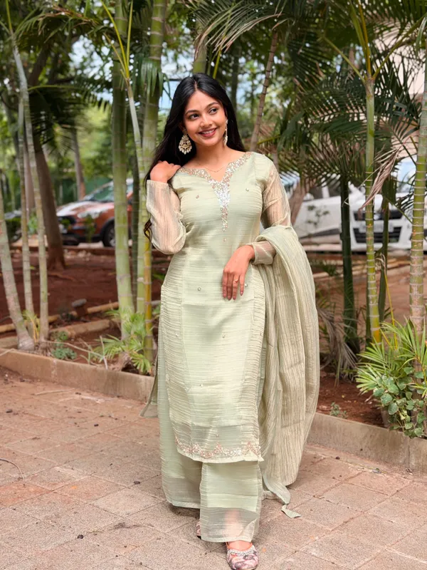 Sage_Green_Embroidered_Straight_Kurta_Set_For_Women