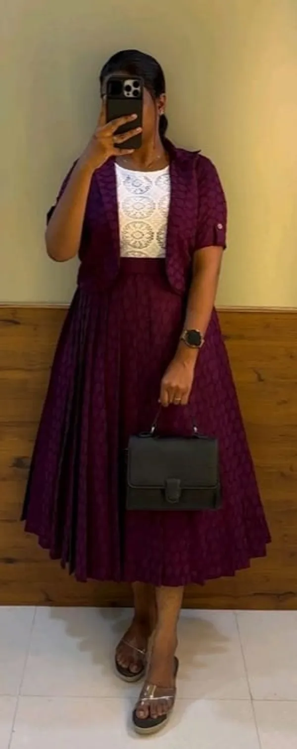 Purple_Printed_Flared_Dress_For_Women