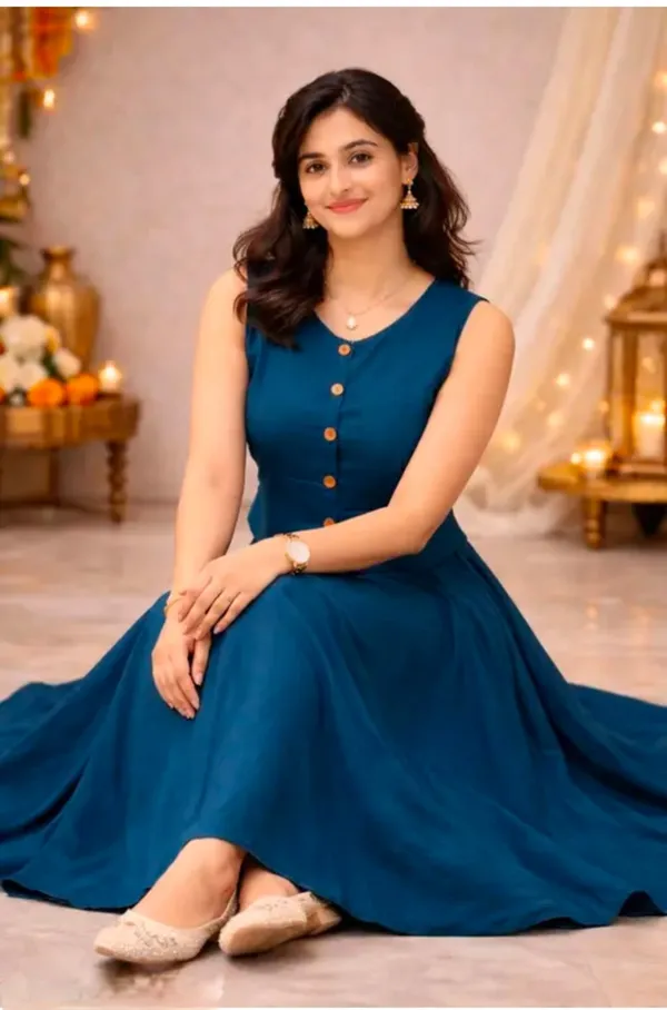 Navy_Sleeveless_Fit_And_Flare_Maxi_Dress_For_Women