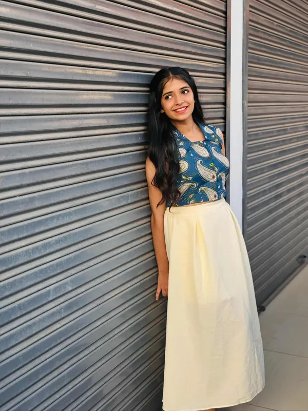Blue_Printed_Fit_And_Flare_Dress_For_Women