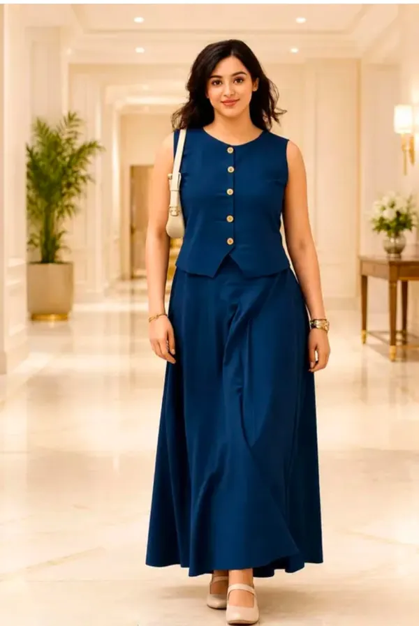 Navy_Sleeveless_Fit_And_Flare_Maxi_Dress_For_Women