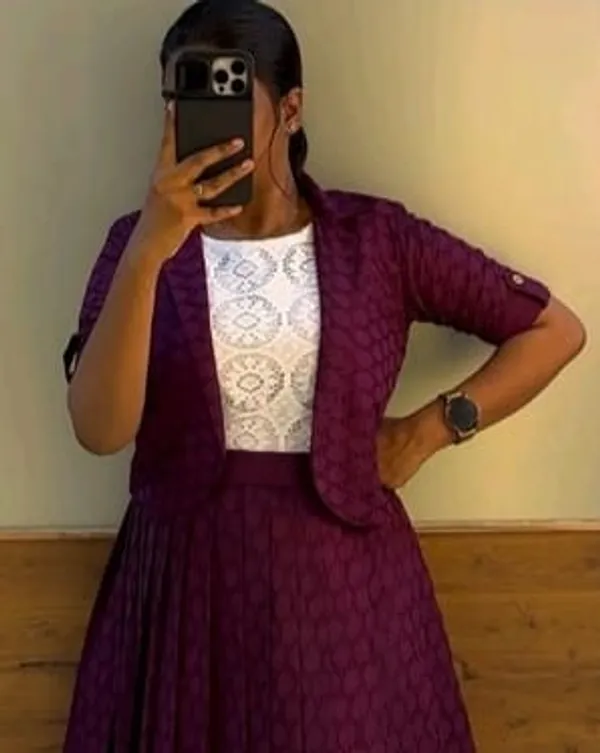 Purple_Printed_Flared_Dress_For_Women