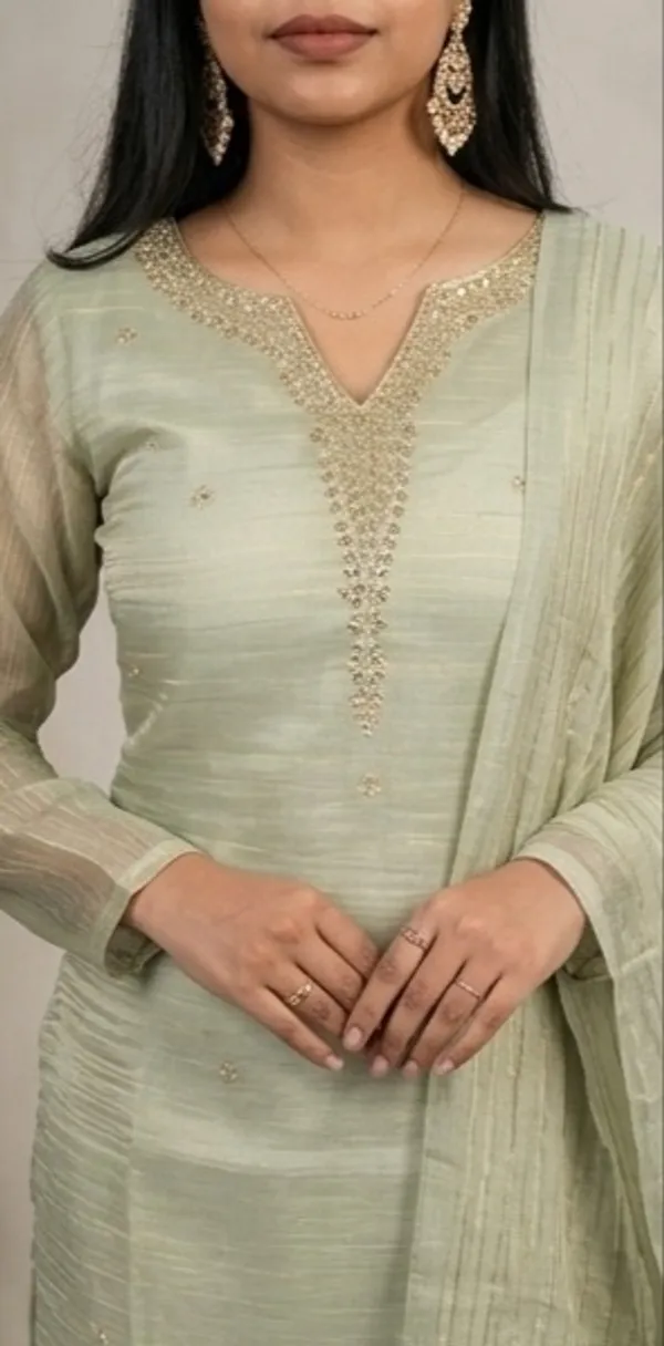 Light_Green_Embroidered_Straight_Kurta_Set_For_Women