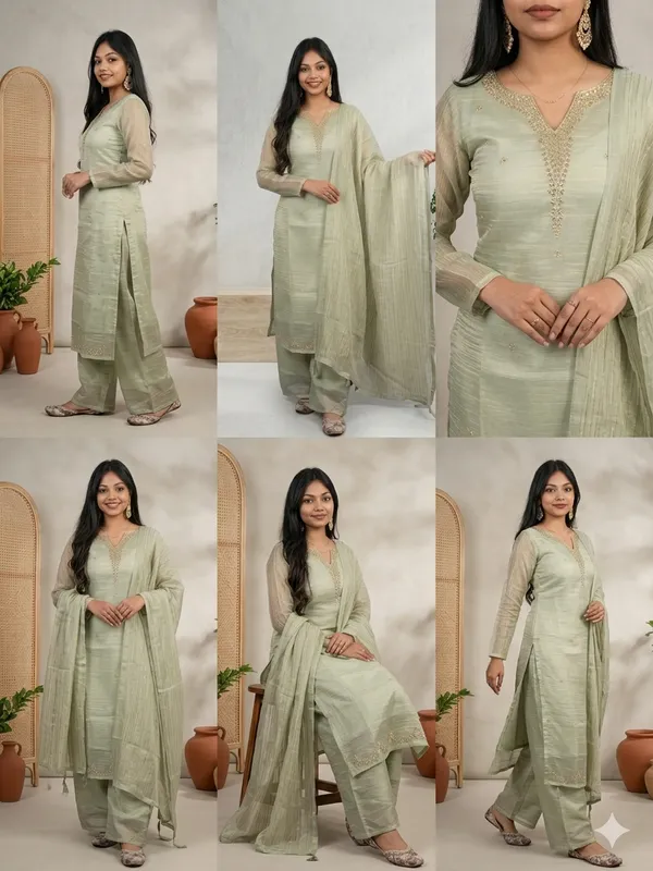 Light_Green_Embroidered_Straight_Kurta_Set_For_Women