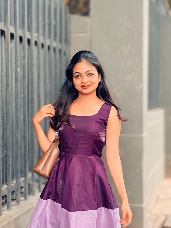 Purple_Colour_Block_Sleeveless_Fit_And_Flare_Dress_For_Women