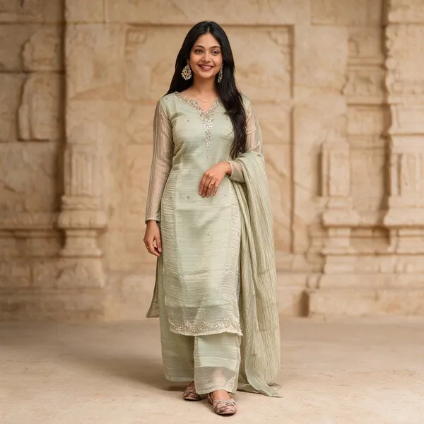 Sage_Green_Embroidered_Straight_Kurta_Set_For_Women