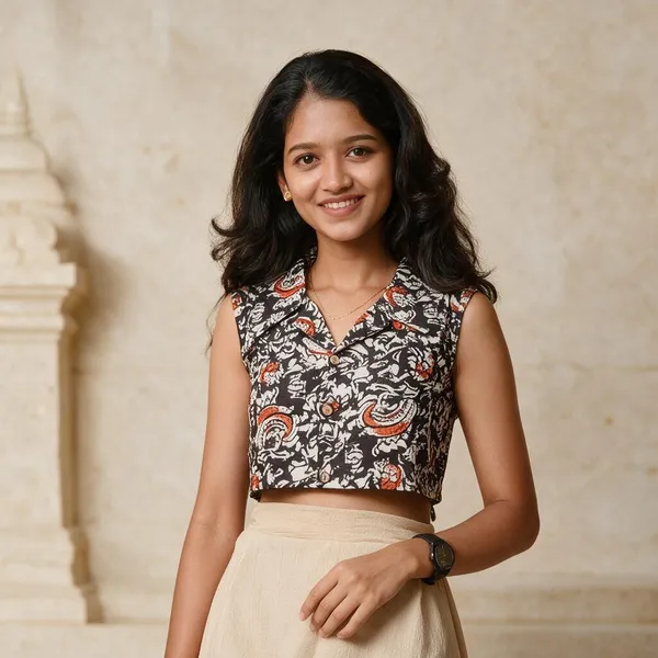 Black_Paisley_Print_Sleeveless_Cropped_Top_For_Women