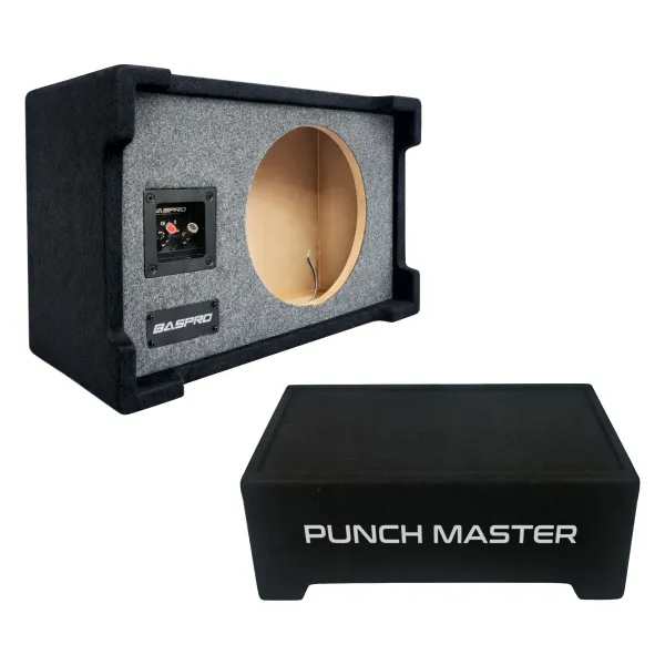 Baspro_Punch_Master_All_New_Updated_Pm_12Df_X_Universal_Fit_Down_Fire_Enclosure_Box_Now_Compatible_For_12_Inch_Multi_Brand_Double_Single_Magnet_Subwoofers_With_Power_Range_200W_400W_Rms