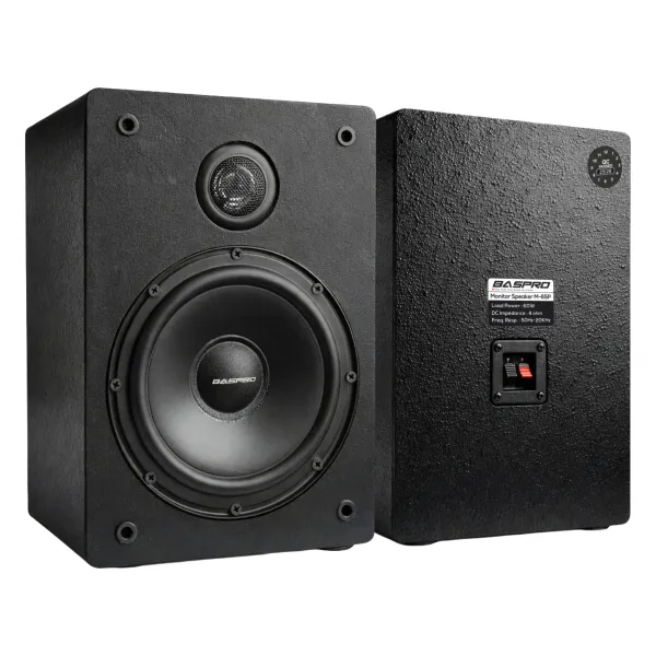 Baspro_Bookself_Speaker_M_65P_Pair_Passive_Speaker_System_With_6_5_Mid_Bass_Driver_And_1_5_Tweeter_For_Surroud_Sound_Stereo_Tabletop_Speaker_System