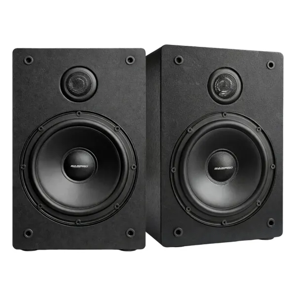 Baspro_Bookself_Speaker_M_65P_Pair_Passive_Speaker_System_With_6_5_Mid_Bass_Driver_And_1_5_Tweeter_For_Surroud_Sound_Stereo_Tabletop_Speaker_System