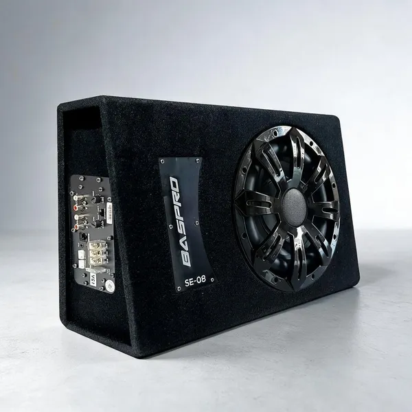 Baspro_Se_8_Automotive_8_Inch_Subwoofer_Slim_Enclosure_With_Built_In_Amplifier_1800_Max_Power_Suitable_For_7_Seater_Suvs_Cng_Fitted_Car